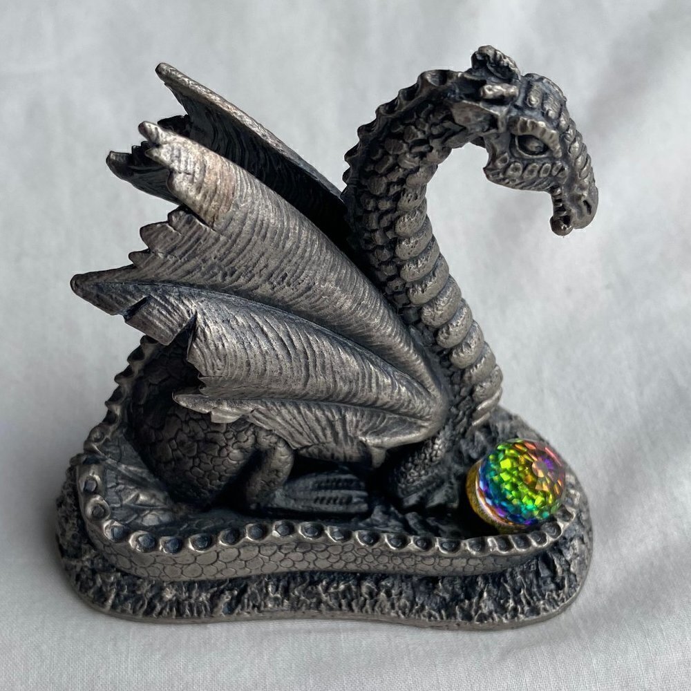 Tudor Mint The Dragon Of The Lake Pewter Figurine​​​​​​​​​​​​​​